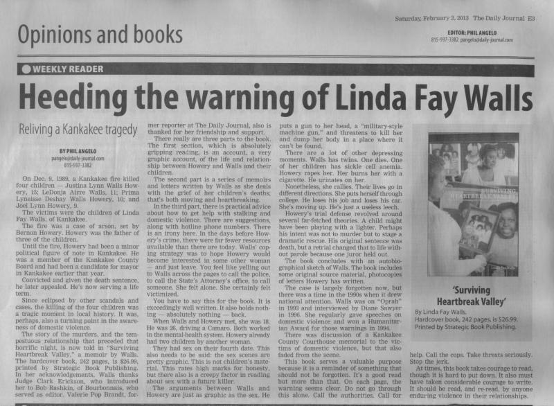 Review By Phil Angelo, Editor of The Daily Journal, Kankakee, IL.